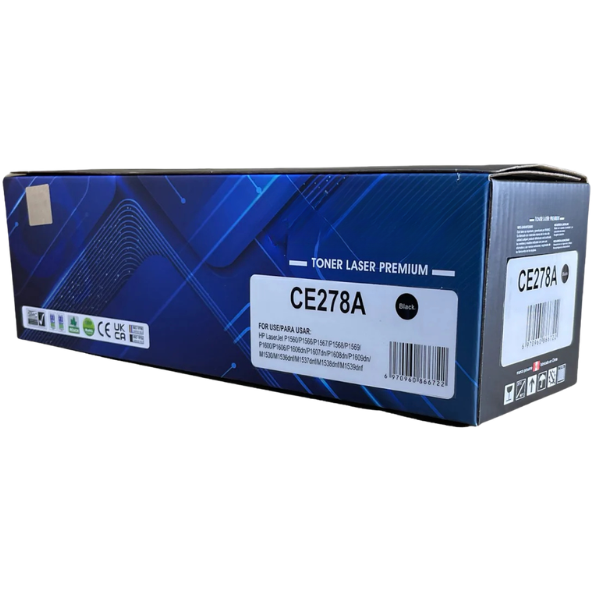 Toner HP L.J. 1000, 1005, 1200se, 3310mfp, 3320mfp, 3330mfp, 3380 HP 78A (CE278A) Negro 2.1K 1 Toner HP L.J. 1000, 1005, 1200se, 3310mfp, 3320mfp, 3330mfp, 3380 HP 78A (CE278A) Negro 2.1K