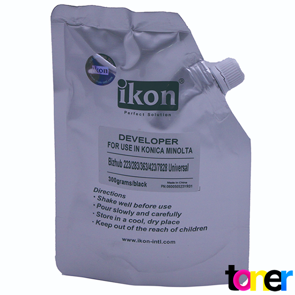 Revelador Ikon para Konica Minolta Bizhub 223 Bolsa Negro 300g 1 Revelador Ikon para Konica Minolta Bizhub 223 Bolsa Negro 300g