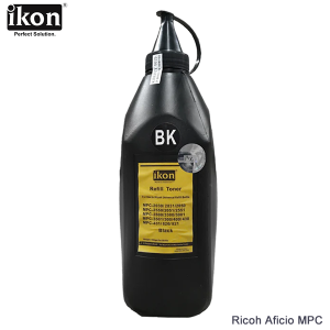 Recarga Ricoh MP C2030, C3504, C6003, C2551, C306, C406, C307, C407, C5501 Ikon Color - Negro 500g
