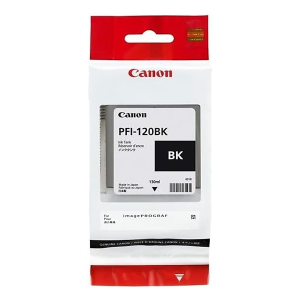 Tinta Canon imagePROGRAF PFI-120BK TM-200, TM-205, TM-300, TM-305 color Black