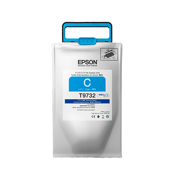 Tinta Epson WorkForce T973220 Pro WF-C860R Cyan 22K 2 Tinta Epson WorkForce T973220 Pro WF-C860R Cyan 22K - Imagen 2