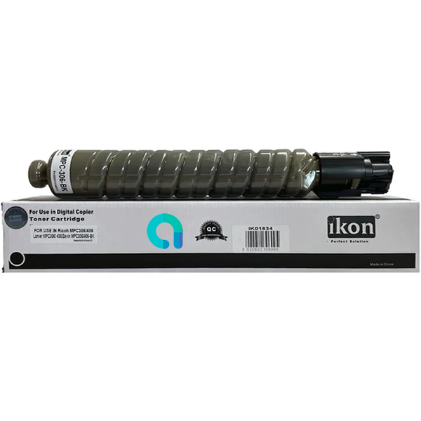 Toner Ikon para Ricoh Aficio MP C306, MPC406, MPC307 Compatible Black 1 Toner Ikon para Ricoh Aficio MP C306, MPC406, MPC307 Compatible Black