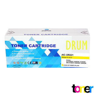 Unidad de Tambor, Drum, Cilindro para Brother DR-221 Yellow Compatible