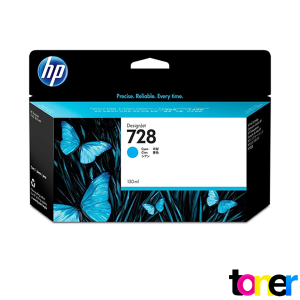 Tinta HP 728 Cyan (F9J67A) T730, T830 130ML