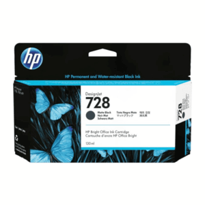 Tinta Hp 728 (3WX25A)DesignJet T730, T830, Matte Black 130ml