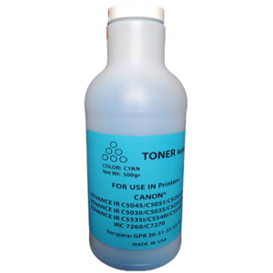 Toner recarga para Canon imageRUNNER ADVANCE Color 500g Cyan - Made in Usa