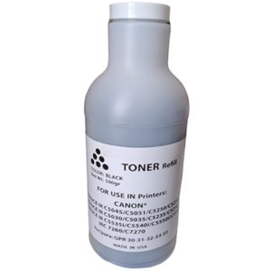 Toner recarga para Canon imageRUNNER ADVANCE Color 500g Black - Made in Usa