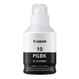Botella de Tinta recarga Canon GI-10PGBK Black 8.3K