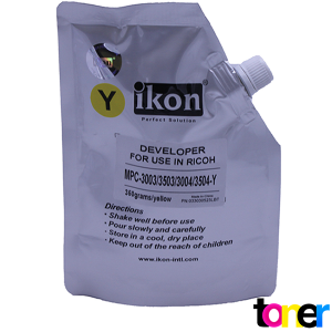 Revelador Ikon para Ricoh Aficio MPC3003, Bolsa, 350g - Amarillo - Universal